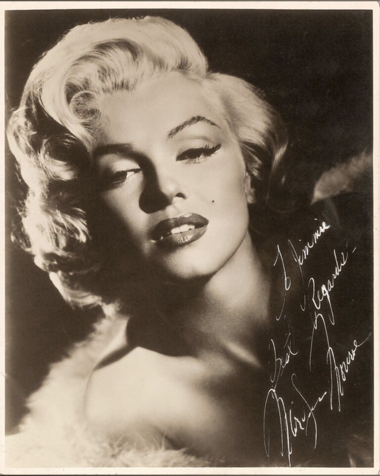 Vintage portrait of Marilyn Monroe